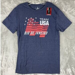 Express Team USA Rio 2016 Olympics T Shirt Mens M M Team Apparel Blue